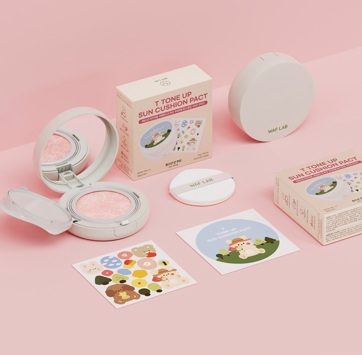 WAF LAB TONE UP SUN CUSHION 15g - 2