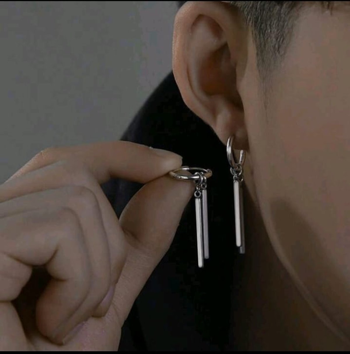 Aros con colgante de barra - 2