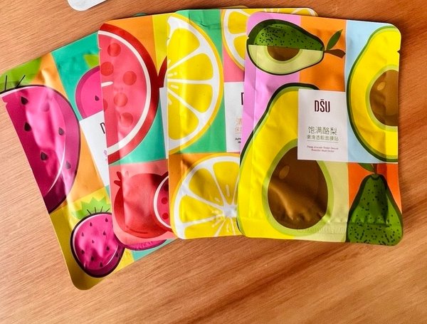 MASCARILLAS FACIALES- FRUTALES🍓