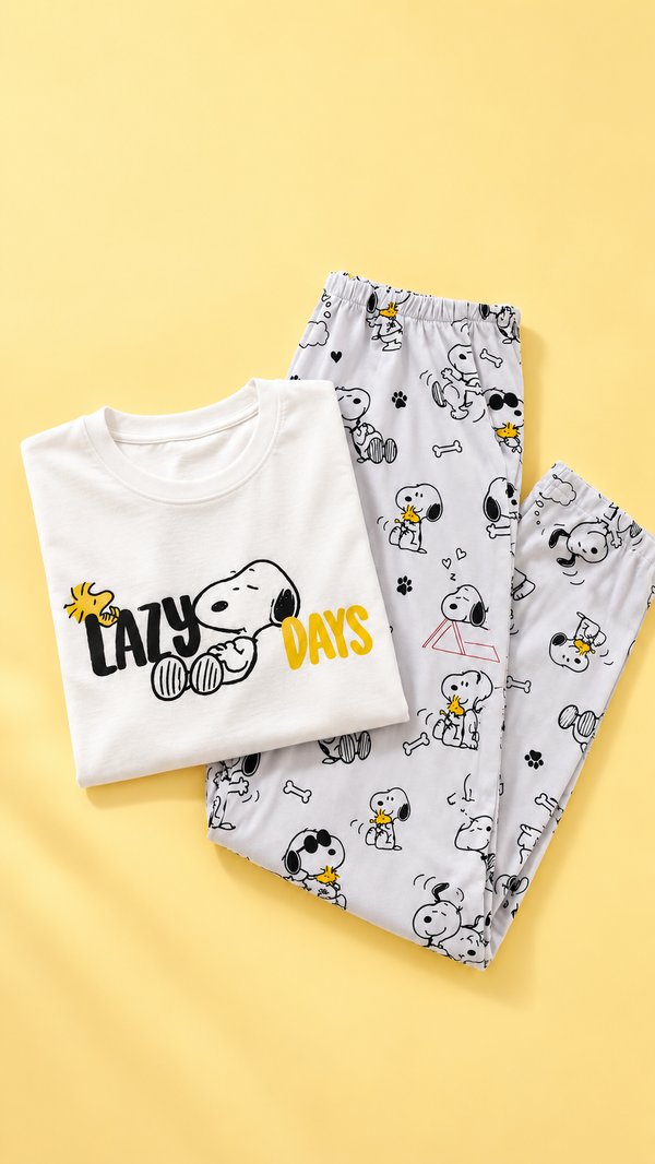 Conjunto largo- SNOOPY UNISEX