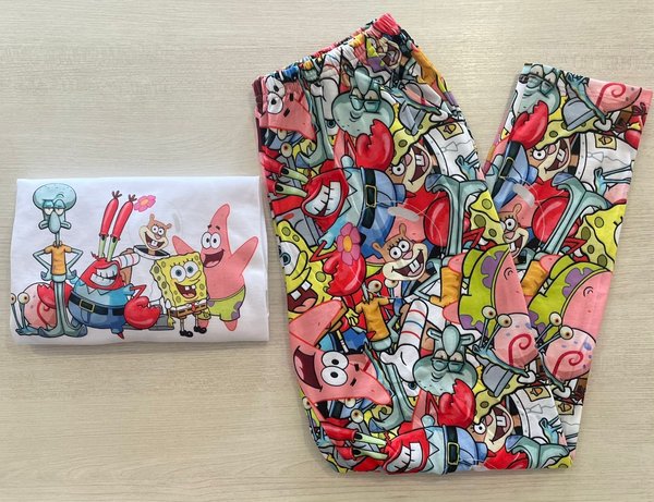 Conjunto largo- BOB ESPONJA 