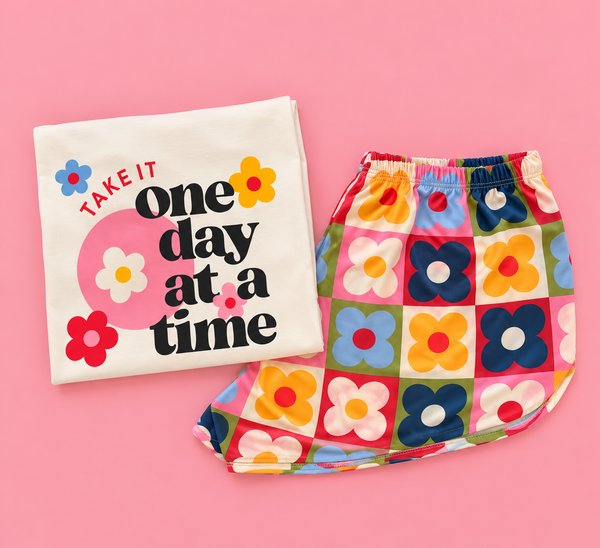 Conjunto corto- Candy garden🌼