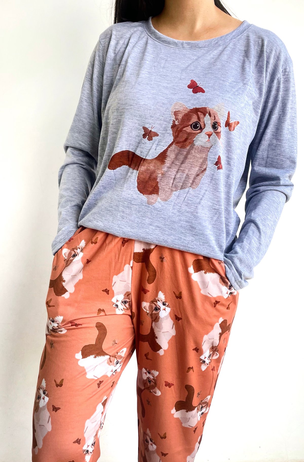 Conjunto largo- GATITO - 2