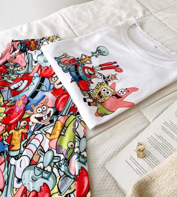 Conjunto largo- BOB ESPONJA 