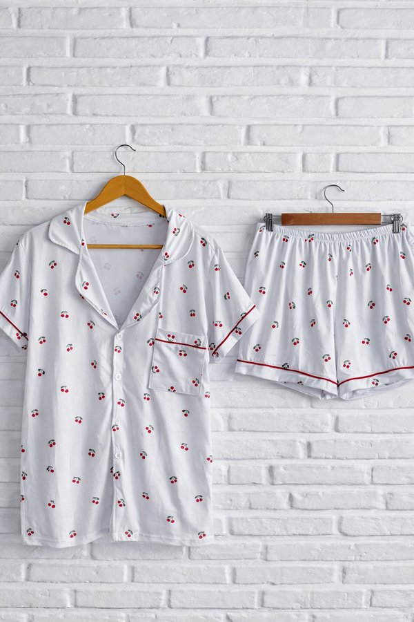 Camisero short- CHERRY 