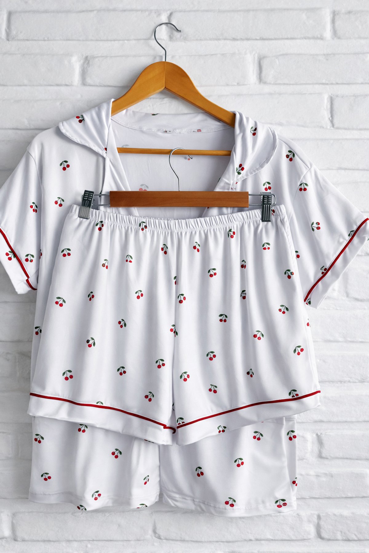 Camisero short- CHERRY  - 2