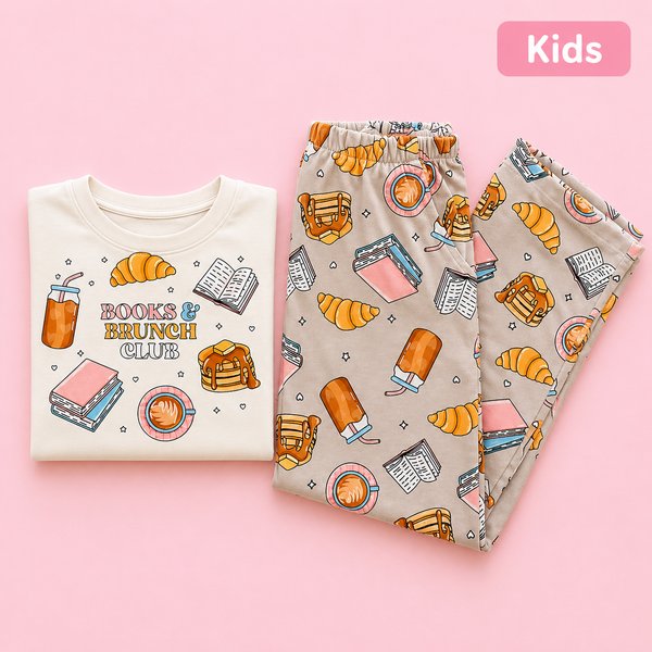 Conjunto largo- BOOKS KIDS📚🥐☕️