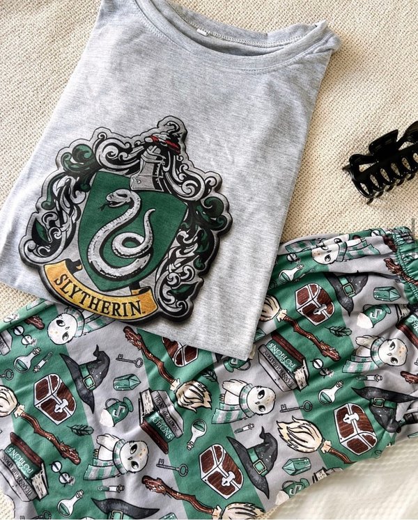 Conjunto largo- SLYTHERIN 🐍