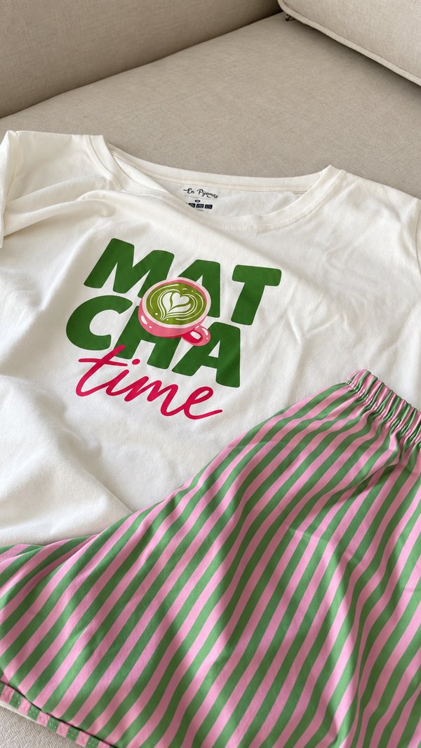 Conjunto corto- MATCHA 🍵 