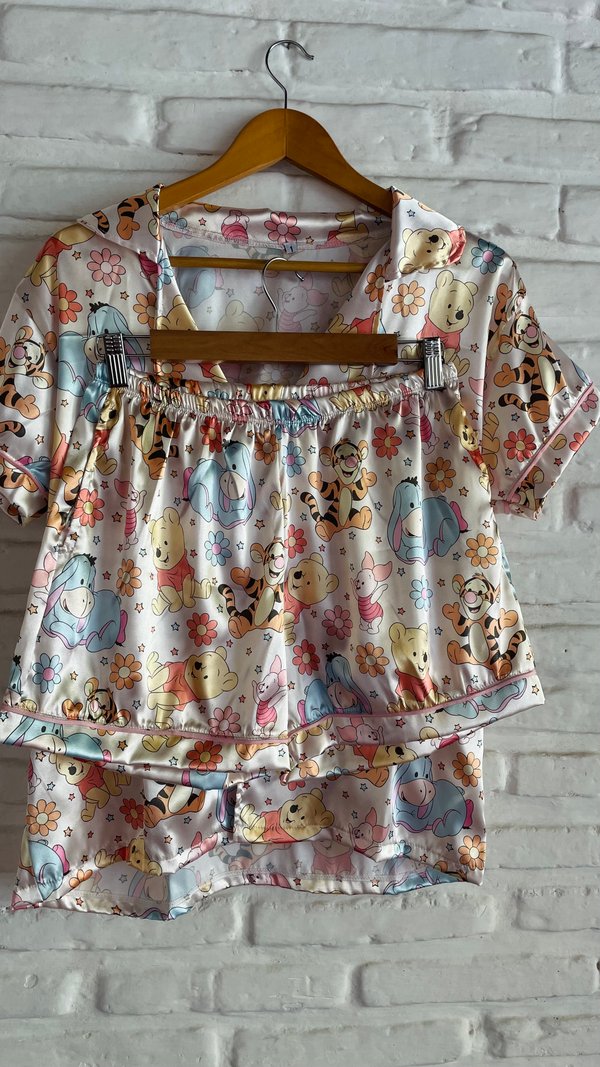 Conjunto camisero-POOH BABIES SATIN 