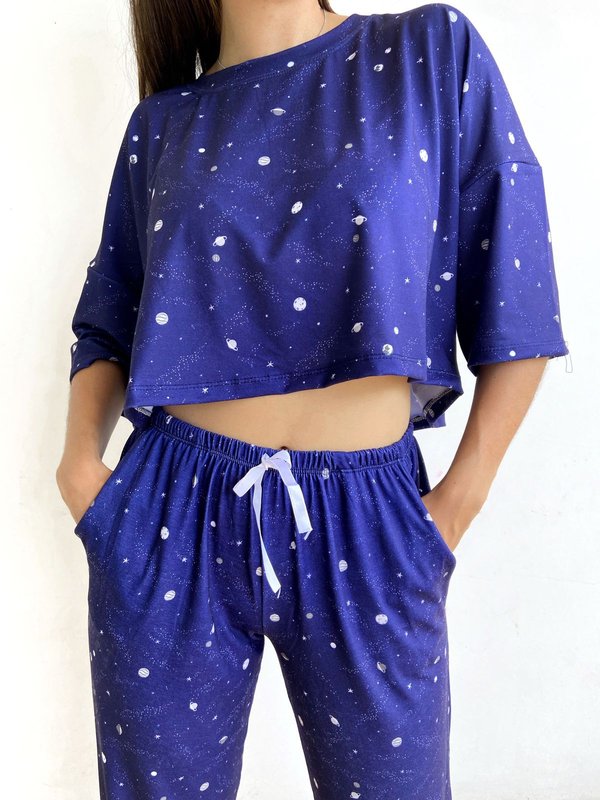 Conjunto largo- GALAXY LOVER 3/4