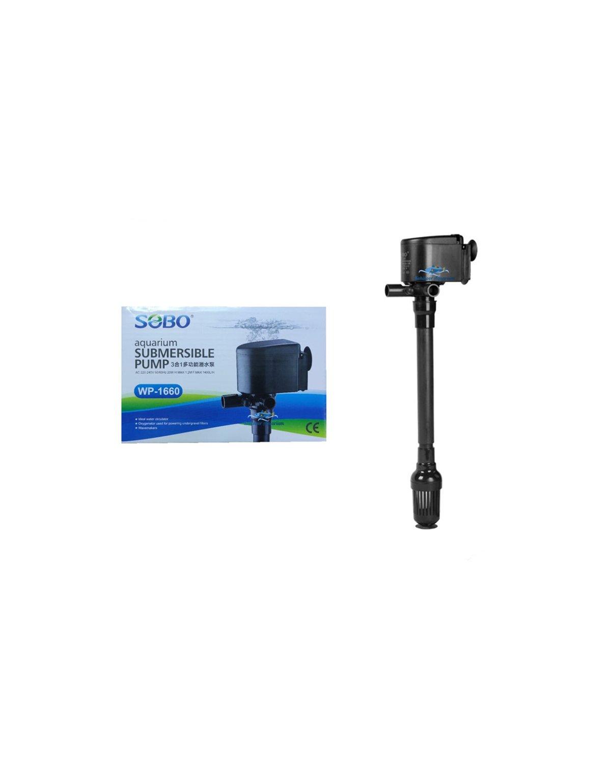 Bomba Sumergible Sobo wp 1660 (1400L/h)