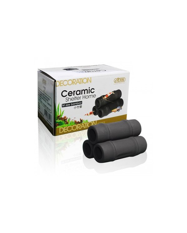 Ista Decoration Series – Ceramic Shelter / Home (M, estilo bambú)