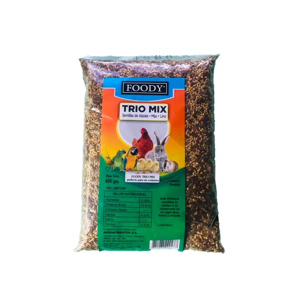 Trío Mix ( Alpiste , Mijo , Lino ) (400g)