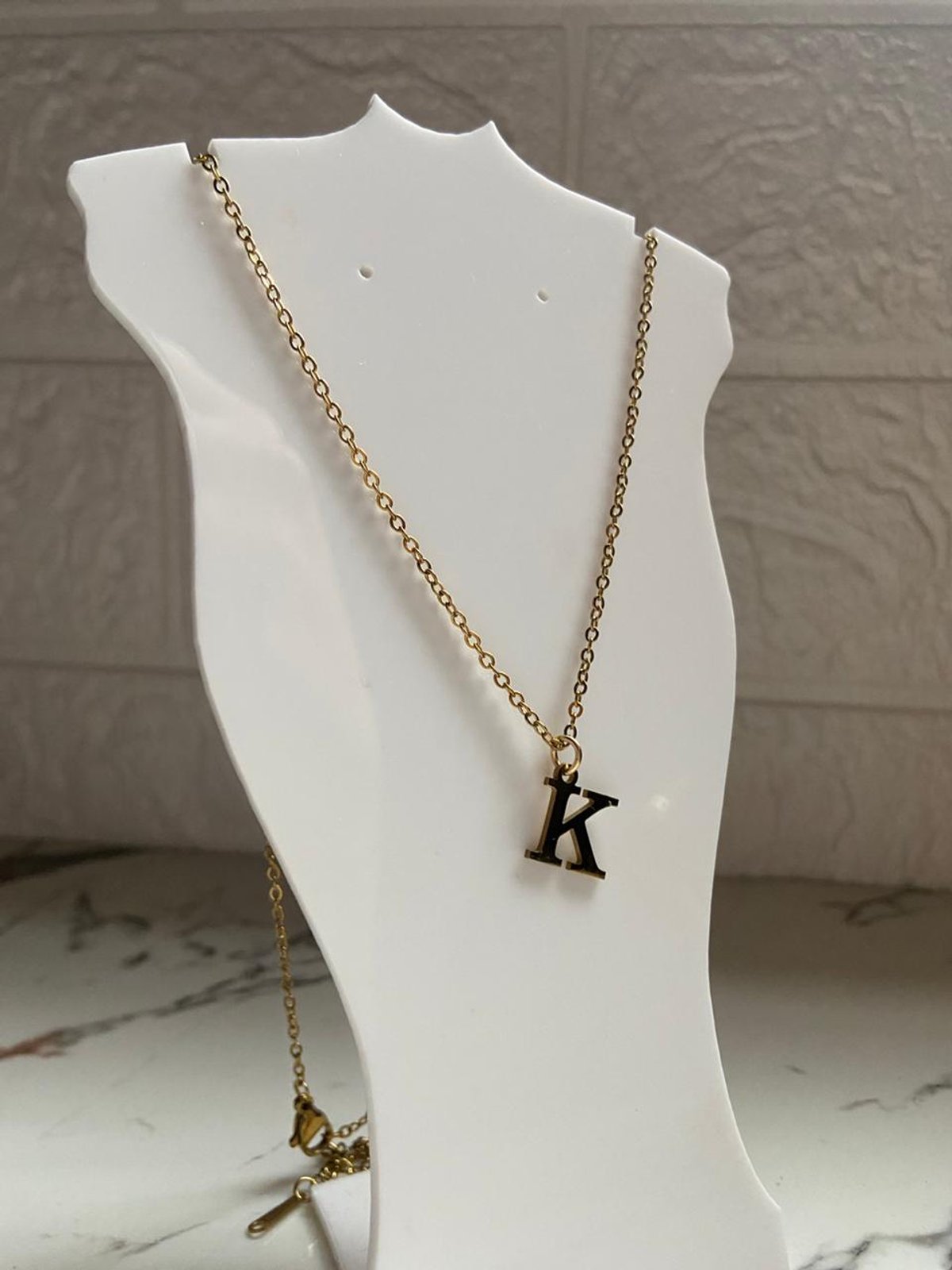 Collares de Iniciales Doradas - 5