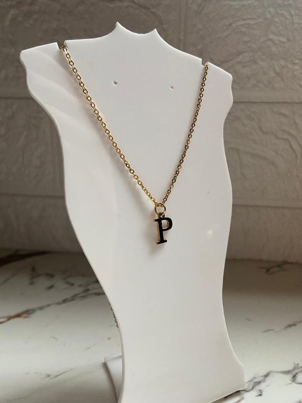 Collares de Iniciales Doradas