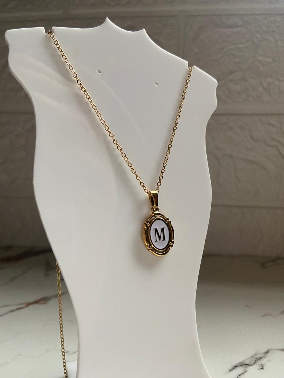 Collares Iniciales Ovaladas - 3