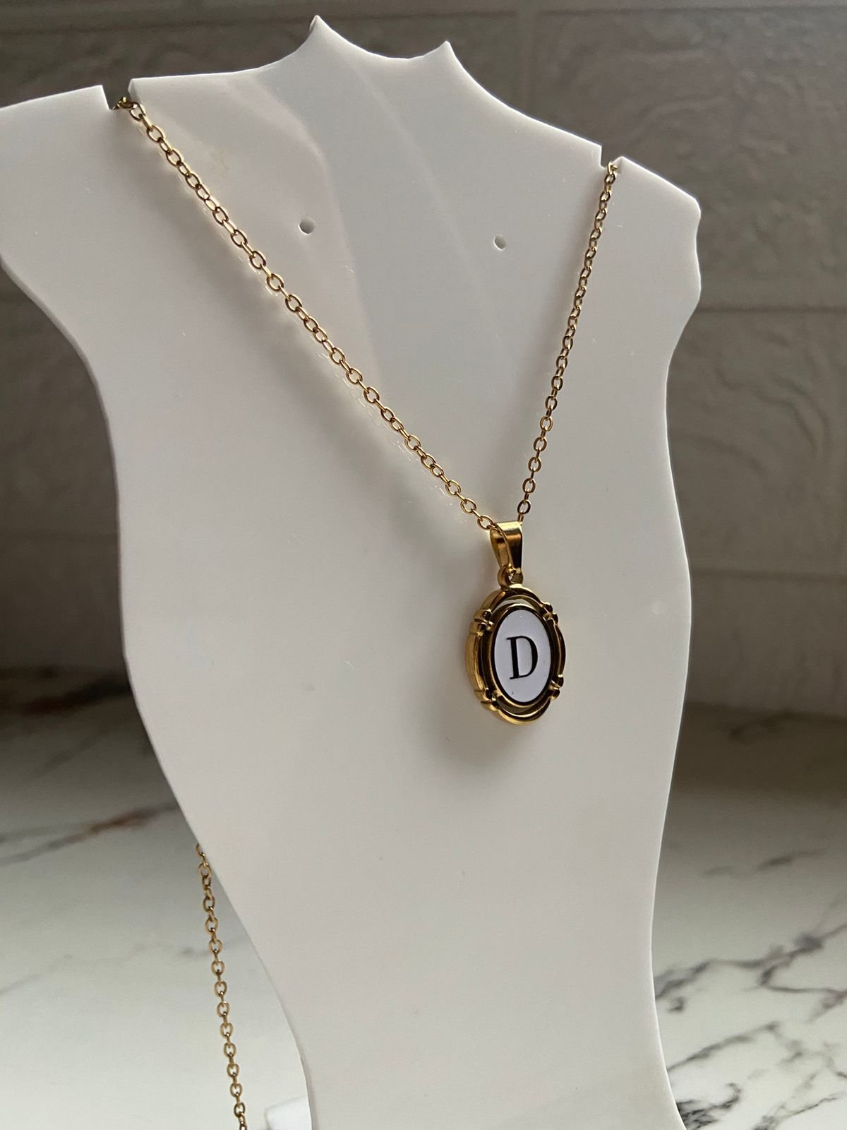 Collares Iniciales Ovaladas - 4