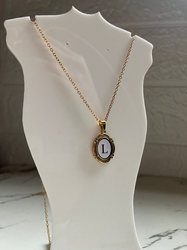 Collares Iniciales Ovaladas