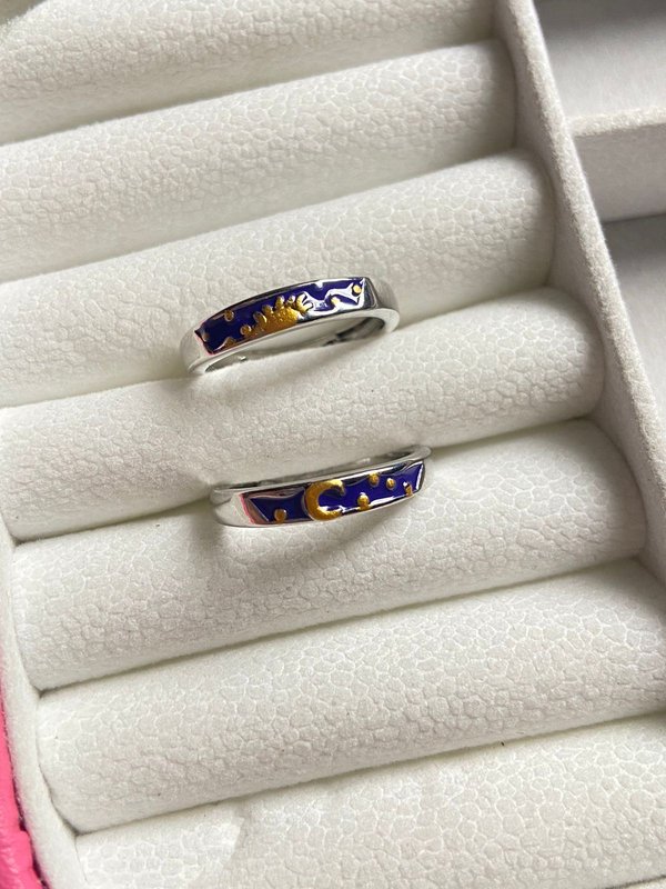 Anillos Noche Estrellada