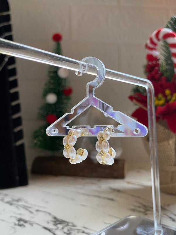 Aros Argolla con Perlas