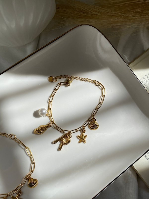 Pulsera de Verano con Inicial