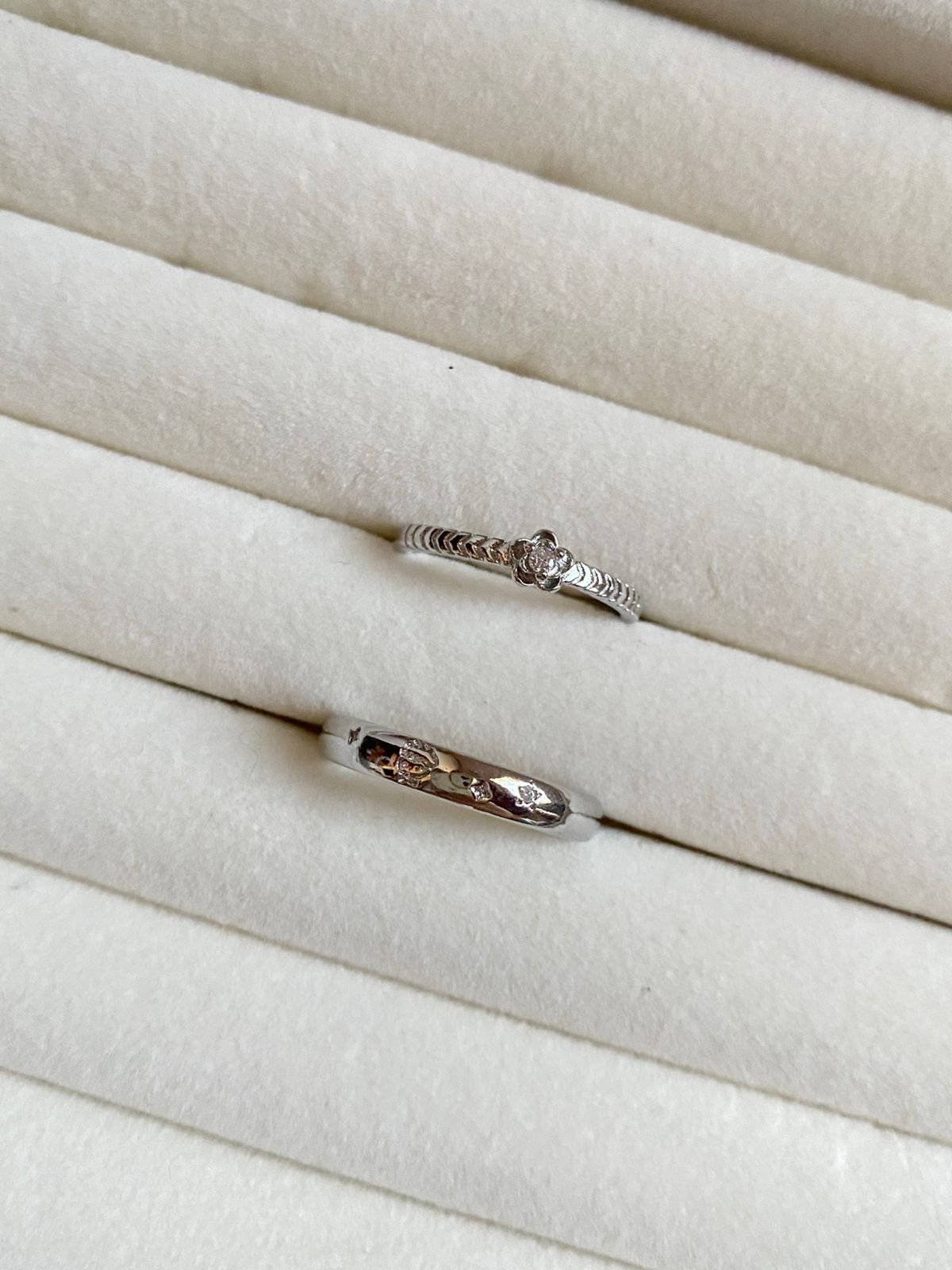 Anillos Flor y Estrellas