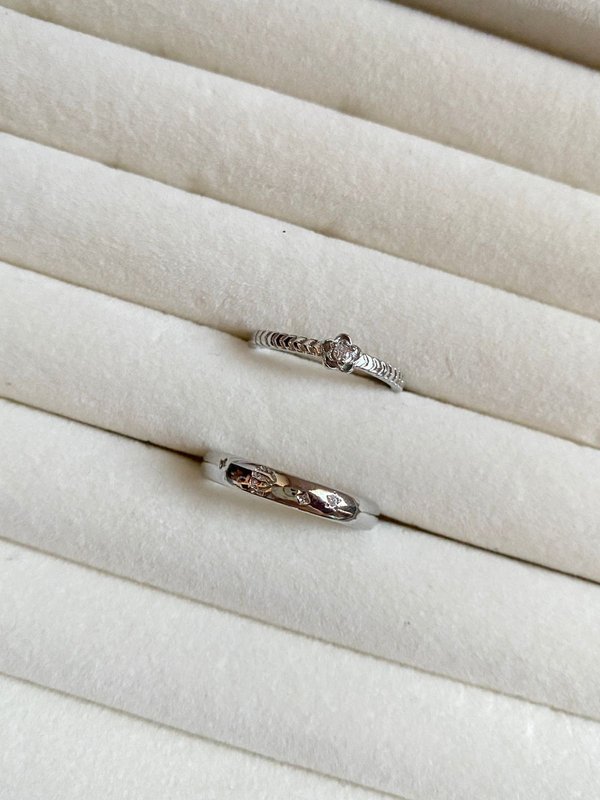 Anillos Flor y Estrellas