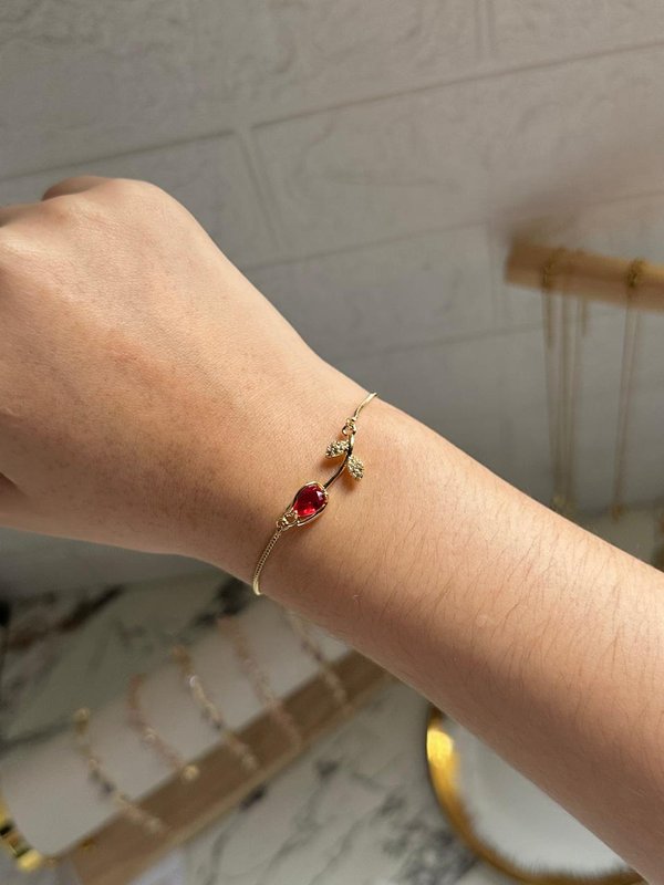 Pulsera Tulip Red