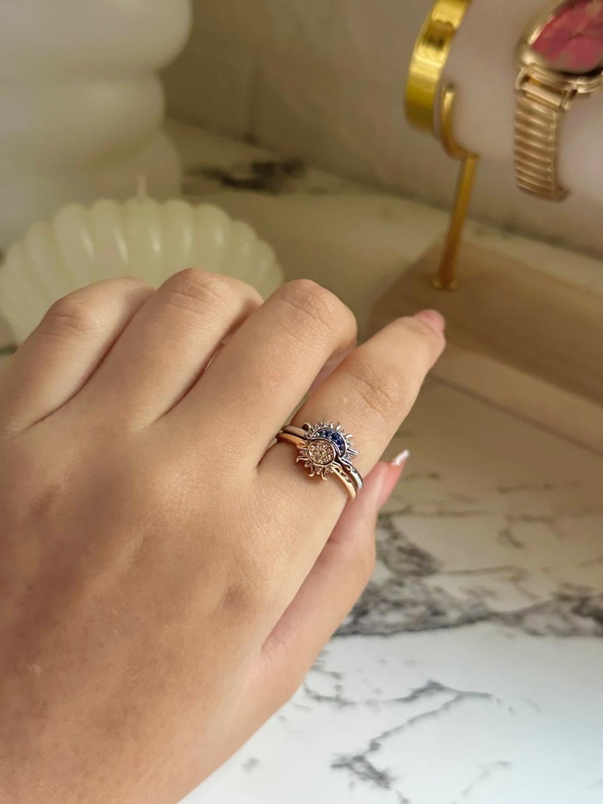 Anillos Sol y Luna - 2