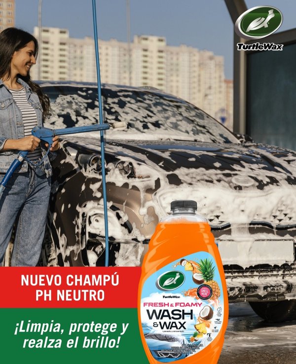 ​🧼 Shampoo con Cera Turtle Wax (1.42 L)