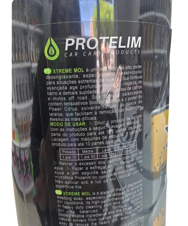 ​🧼 Lava Auto Desengrasante Protelim Xtreme Mol (1.5 L)