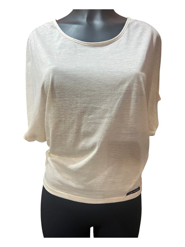 Remera Holgada Manga Murciélago Cruda - Talle G⁠