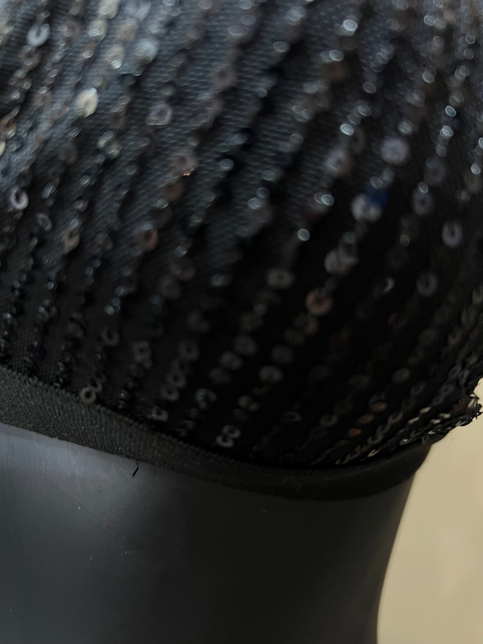  Bralette Negro con Lentejuelas - Talle G - 2