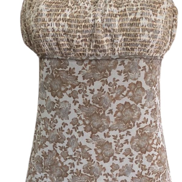 Vestido Midi Floral Vintage