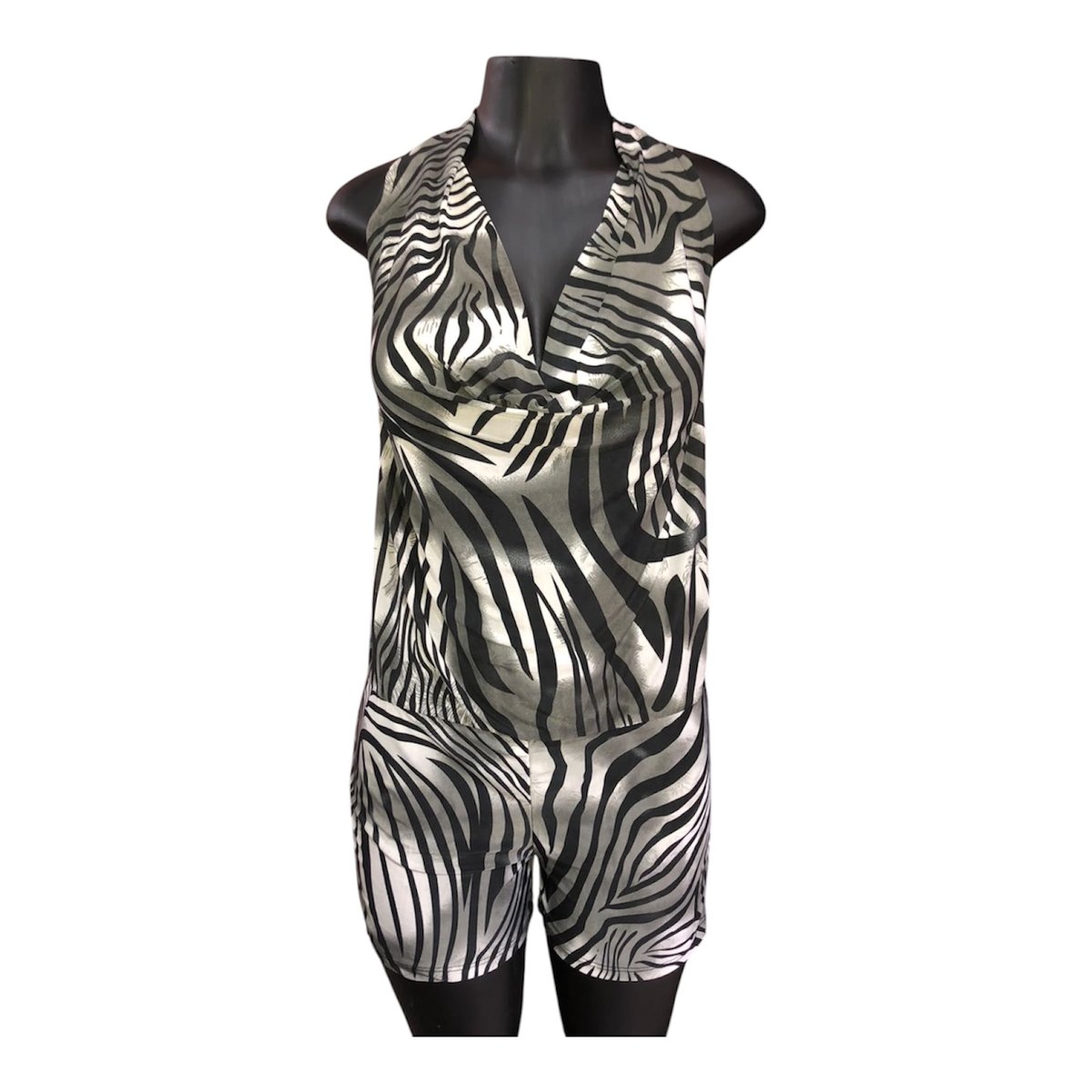Monito corto estampado Zebra - 2