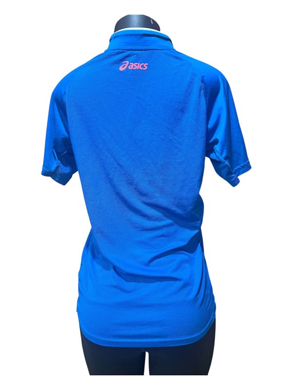 Remera Deportiva Asics Azul Francia con Cierre - Talle M⁠