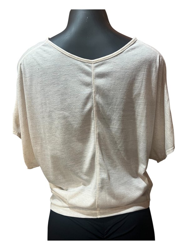 Remera Holgada Manga Murciélago Cruda - Talle G⁠