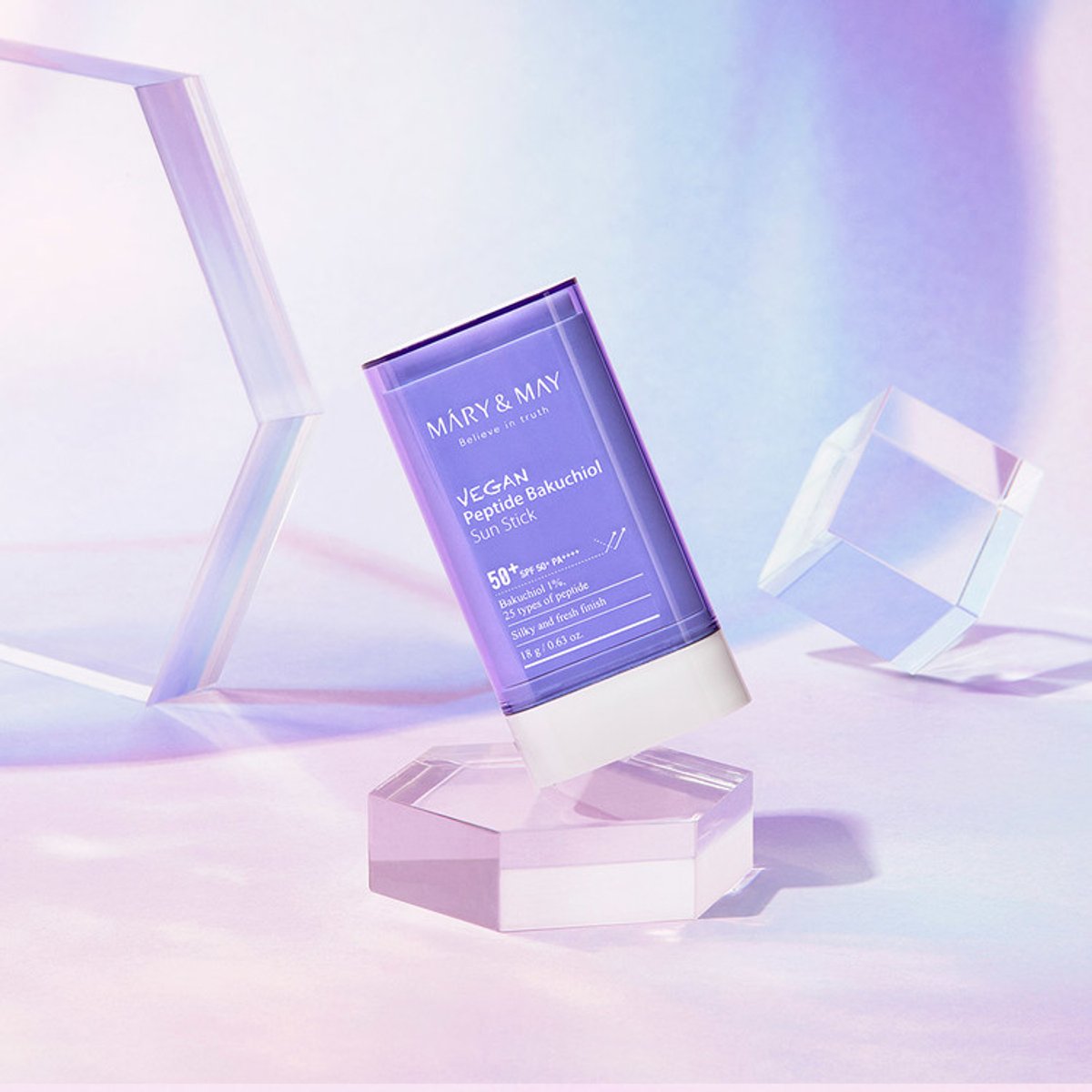 MARY&MAY VEGAN PEPTIDE BAKUCHIOL SPF50+ PA++++ 18g - 2