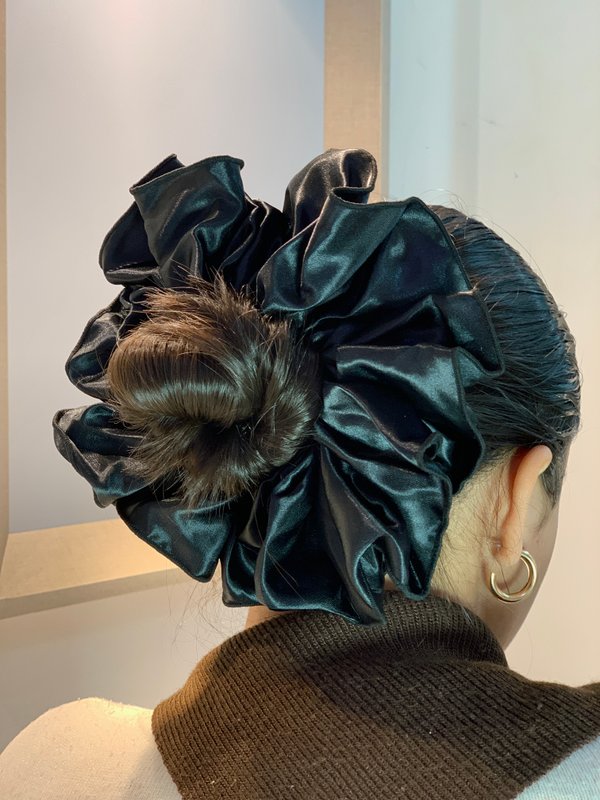 Mega scrunchie negro