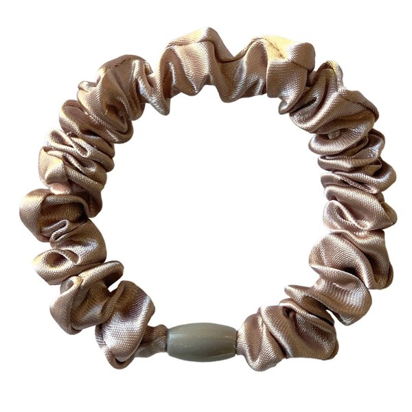 Mini scrunchie grisáceo
