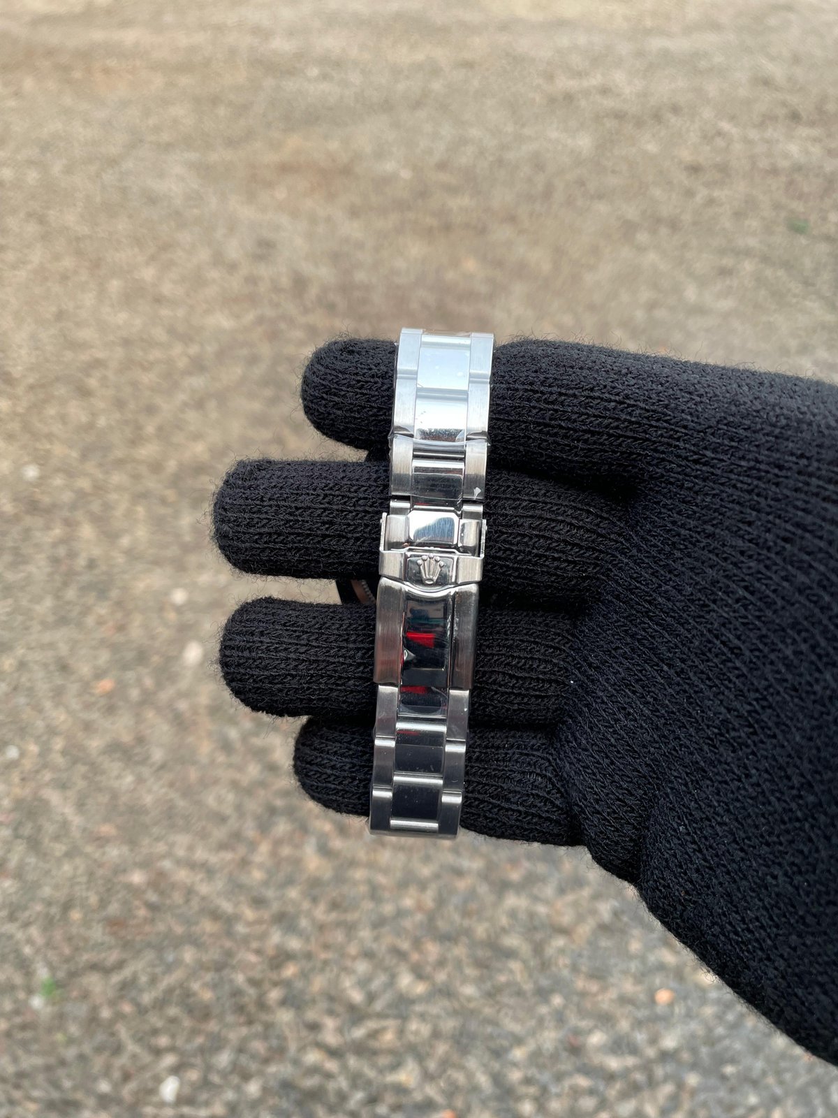 Rolex Submariner Plateado Fondo Verde - 4