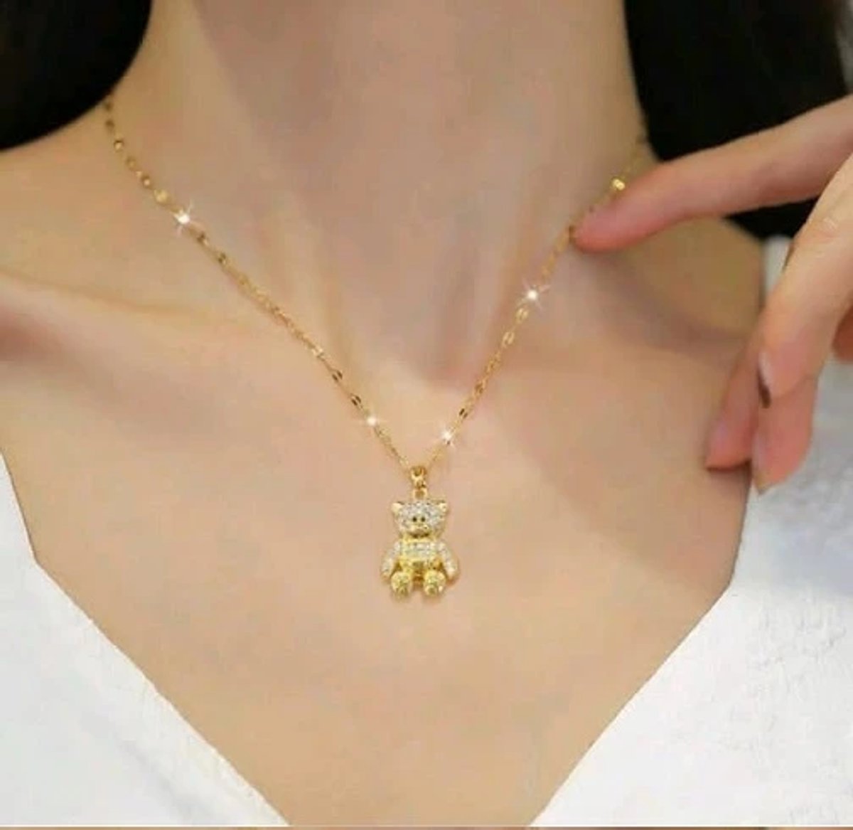 Cadena osito de acero inoxidable - 2