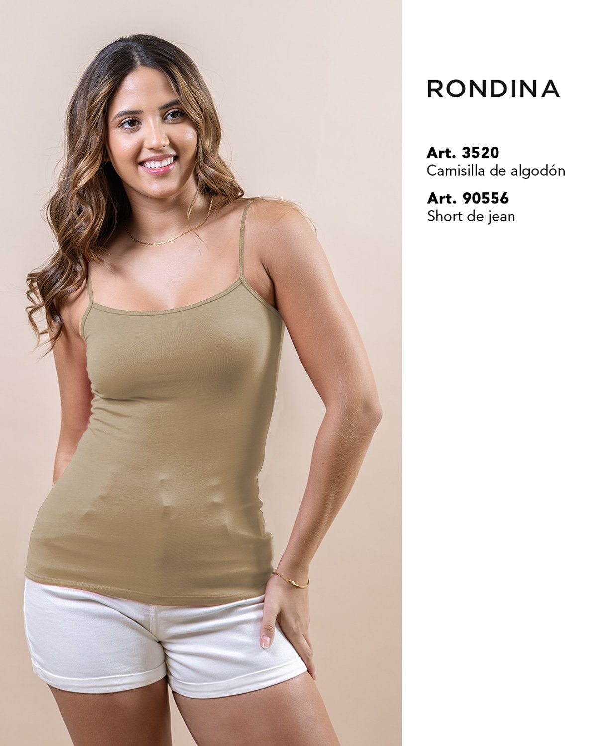 Camisilla de algodón lycra - 2