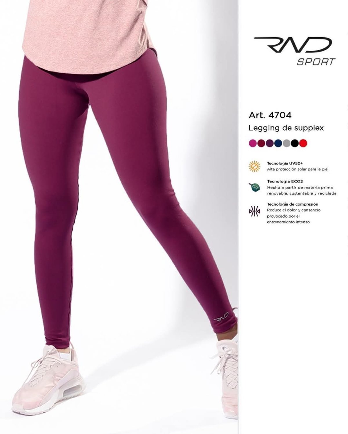 Legging de algodón suplex 