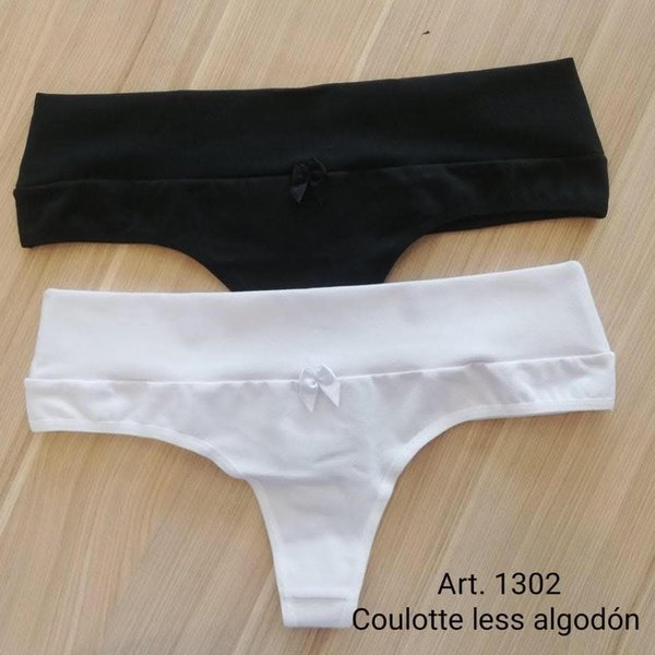 Culotte less de algodón 