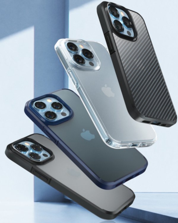 ShockGuard Black – Protección Mate de Alto Impacto" 🚀🖤