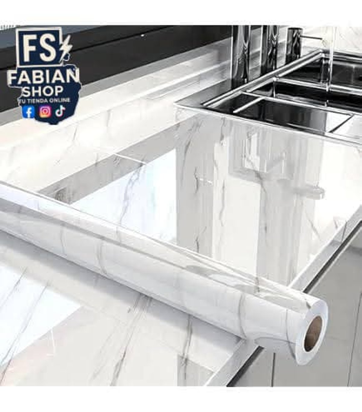 Papel Adhesivo efecto mármol - 5