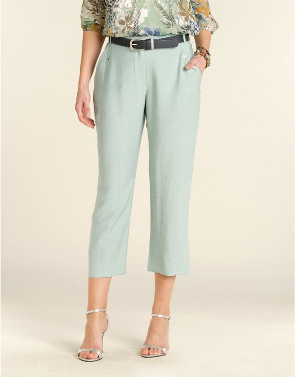 Pantalon elegante verde