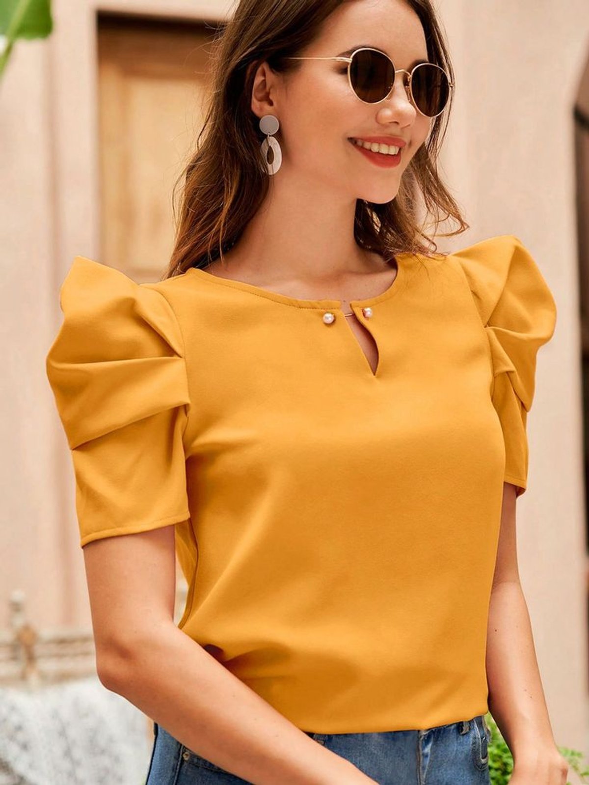 Blusa “Luna de Verano” Amarilla